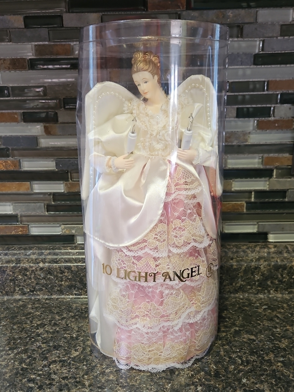 Silvestri 10 Lights Angel Tree Topper